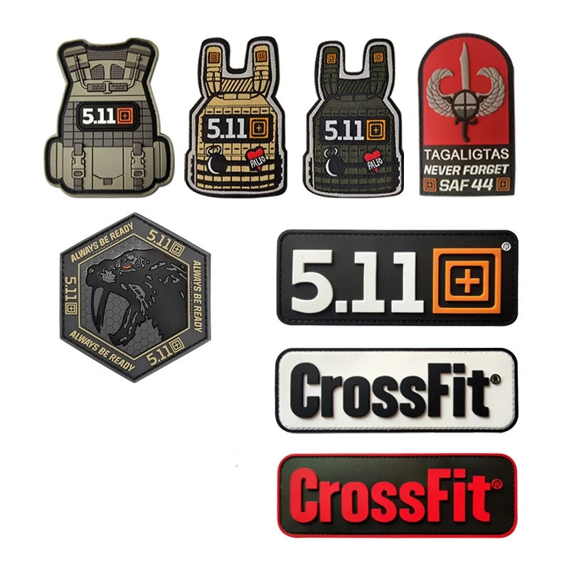 Crossfit Gear Pouch - Patch Stiker PVC 3D Model Vest