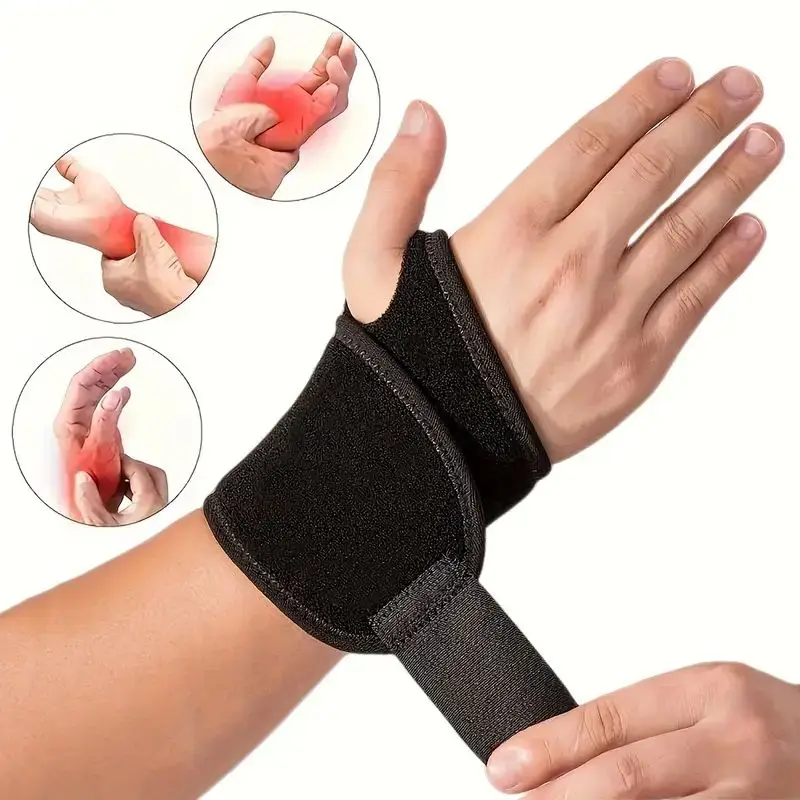 Wrist Wrap Support - Penyangga Pergelangan Tangan yang Dapat Disesuaikan,