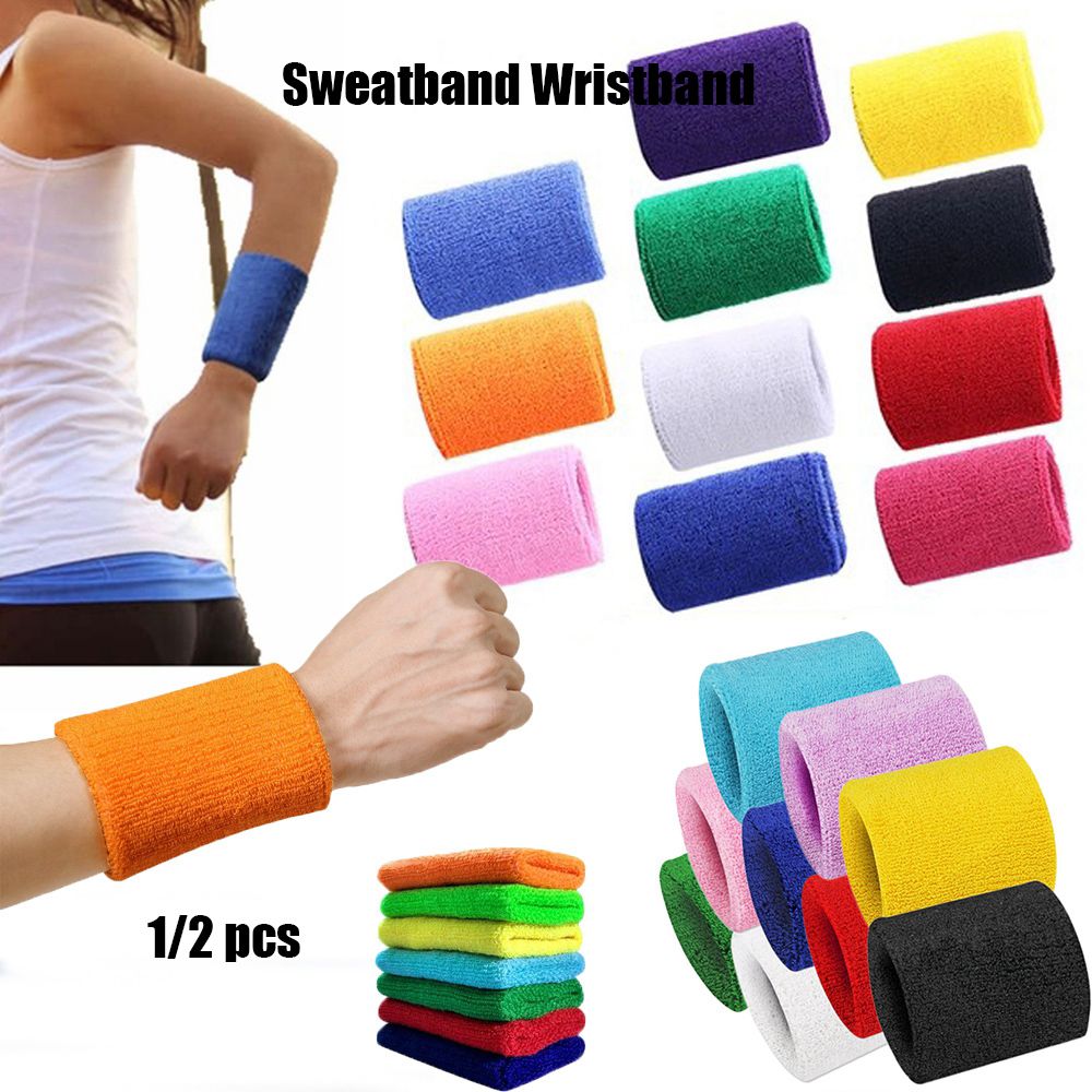 1/2 Buah Gelang Uniseks Olahra - Wrist Wrap Support ulasan dan harga