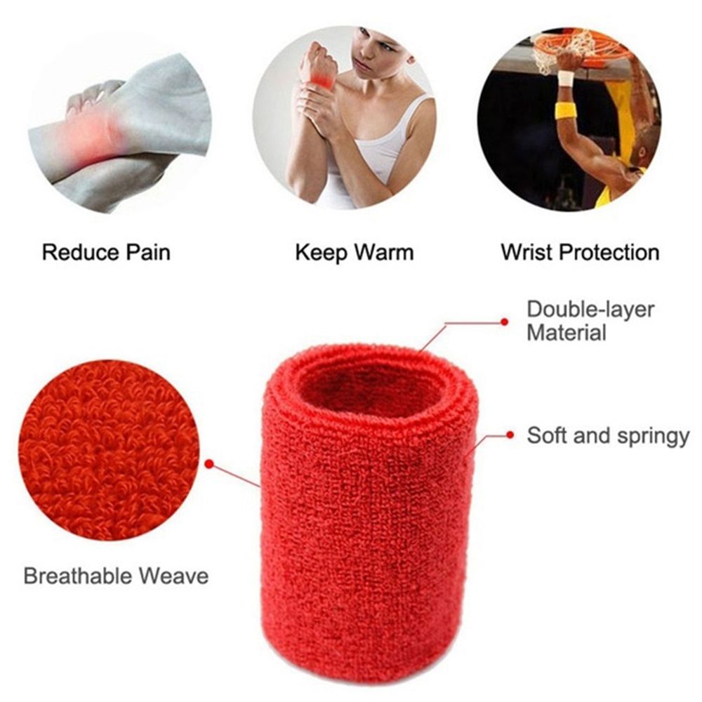 1/2 Buah Gelang Uniseks Olahra - Wrist Wrap Support ulasan dan harga