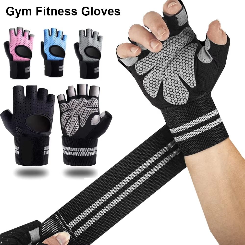 1 Pasang Sarung Tangan Fitness - Wrist Wrap Support ulasan dan harga